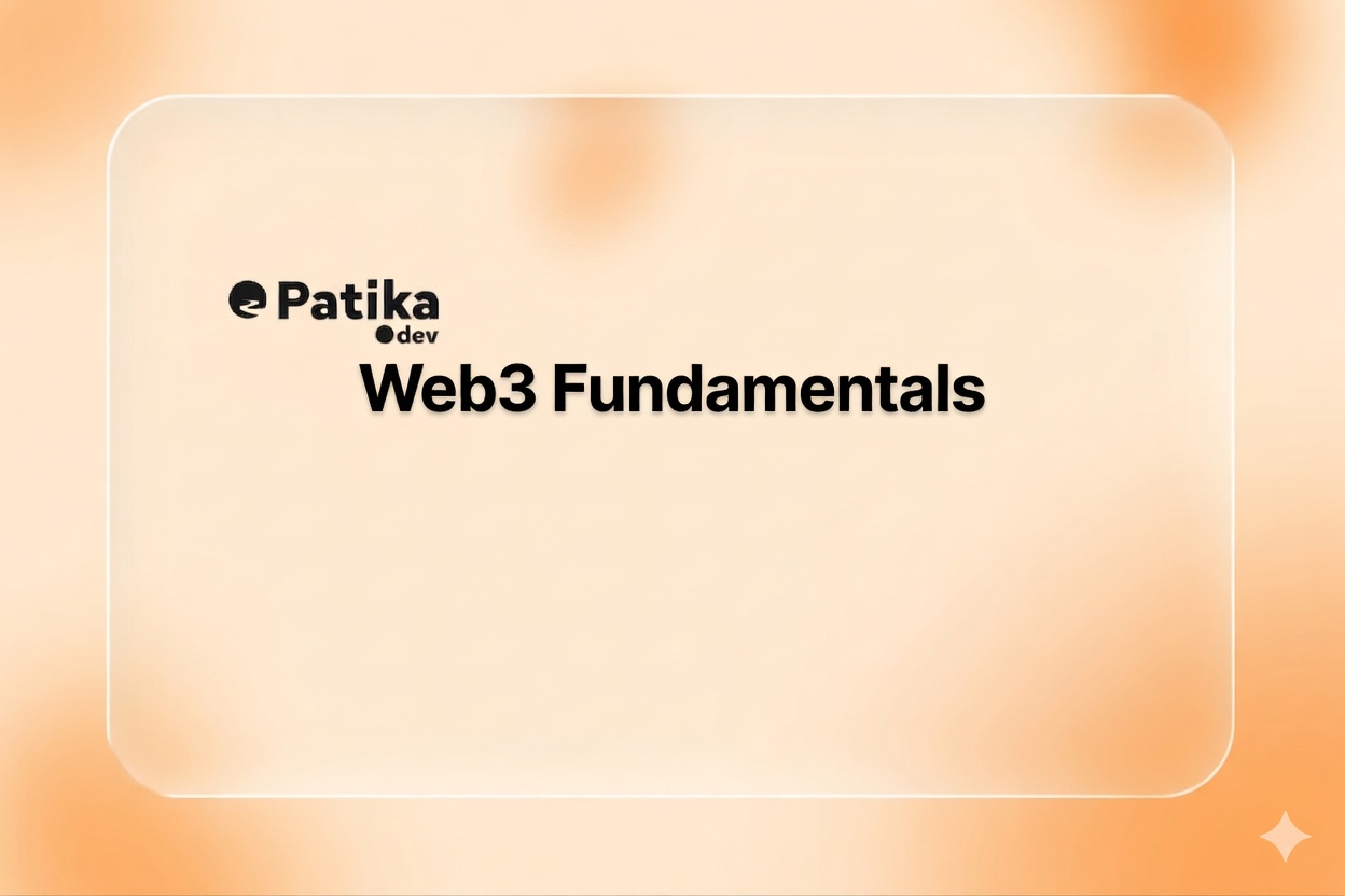 Web3 Fundamentals